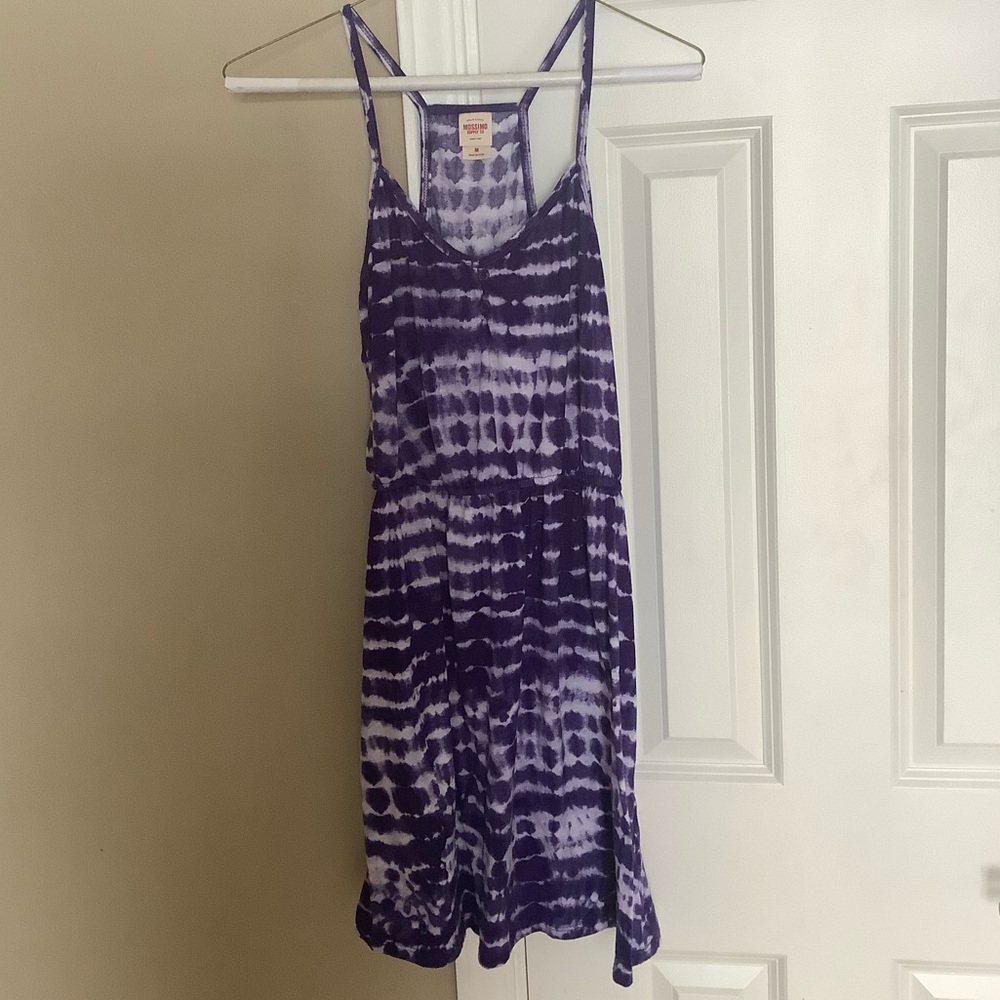 Purple Mossimo Tie-dye Summer Dress